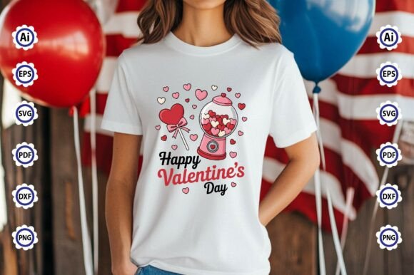 Download Happy Valentine’s Day PNG T-Shirt Design - Day Collection
