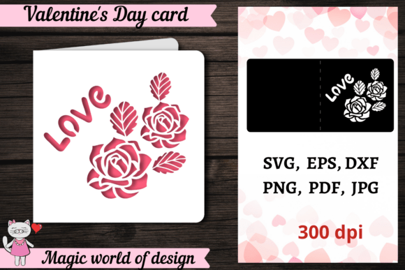 Download Valentines Day Card Papercut, Love Card - Day Collection