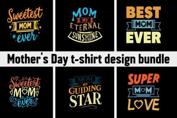 Download Mothers Day Typography T-Shirt Design - Day Collection