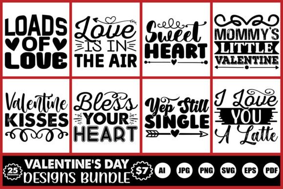 Download Valentine's Day Designs Bundle - Day Collection