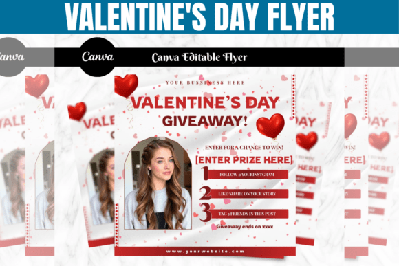 Download Valentine's Day Giveaway Template - Day Collection