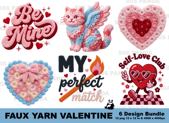 Download Valentine's Day Latch Hook Png Bundle - Day Collection