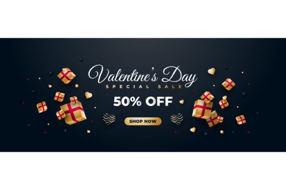 Download Valentine's Day Sale Banner Design - Day Collection