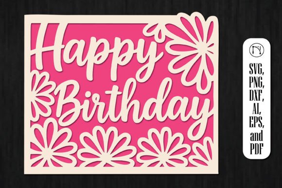 Download Cricut Birthday Gift Card SVG Cut File - Premium Resources