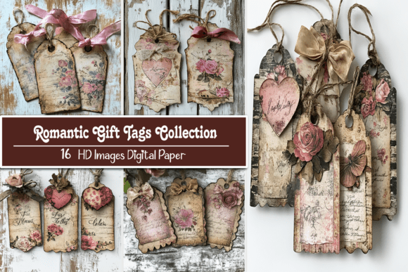 Download Romantic Gift Tags Collection - Premium Bundle