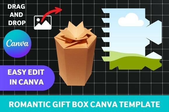 Download Romantic Gift Box Template - Romantic gift Collection