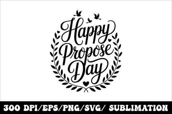 Download Happy Propose Day Typography Design - Day Collection