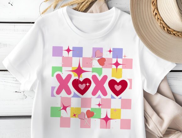 Download Retro XOXO Checker Png, Trendy VDay Cute - Day Collection