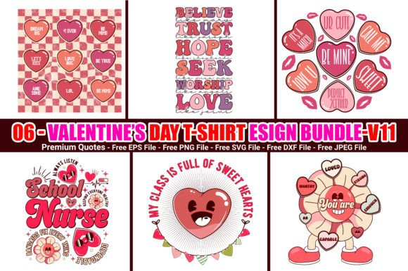 Download Retro Valentine’s Day Designs - Day Collection