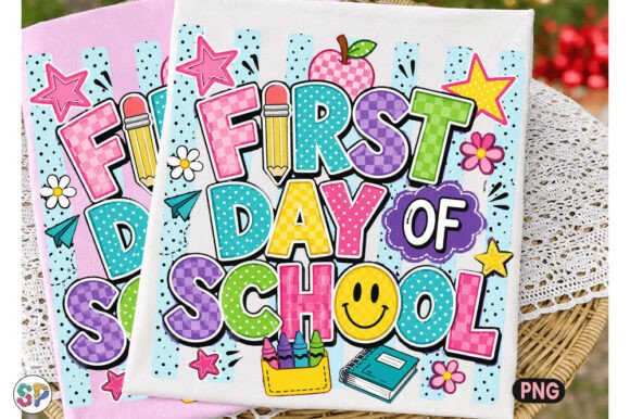 Download First Day of School Striped Trendy Shirt - Day Collection
