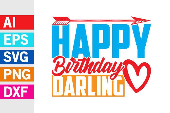 Download Happy Birthday Darling, Happy Day Design - Day Collection