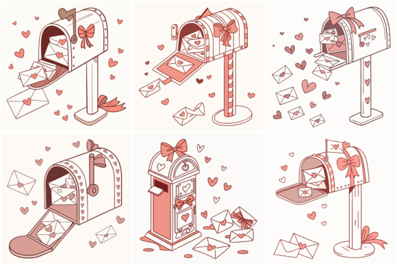 Download Nostalgic Valentine's Day Mailbox - Day Collection