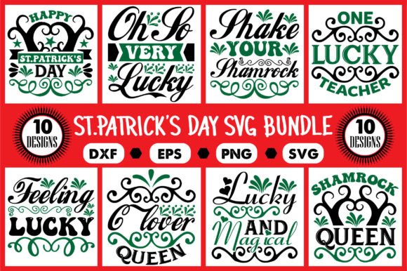 Download ST.Patrick's Day Svg Designs Bundle - Day Collection