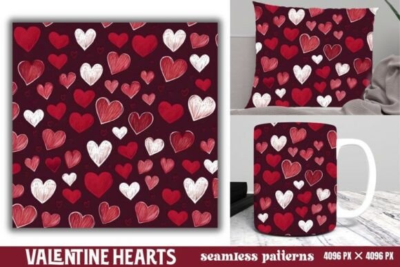 Download Valentines Day Seamless Pattern - Day Collection