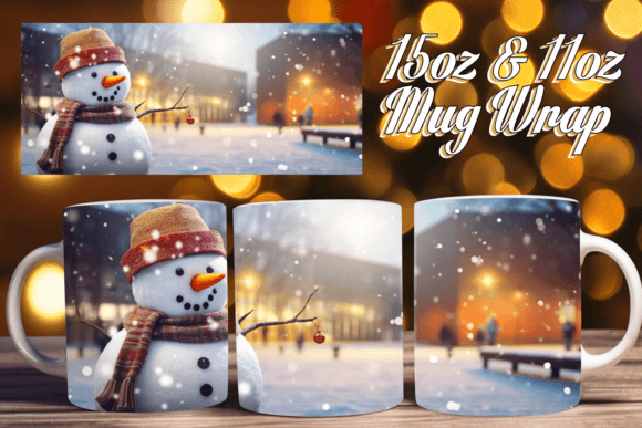 Download Snowman Holiday Art Wrap - Day Collection