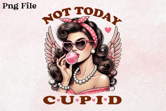 Download Not Today Cupid Funny Valentines PNG - Day Collection