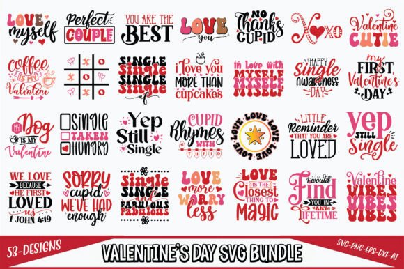 Download Valentine's Day SVG Bundle, Valentine - Day Collection