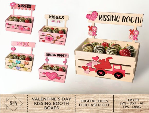 Download Bundle Valentine's Day Kissing Booth Box - Day Collection