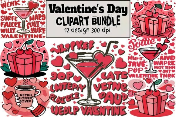 Download ❤️ Valentine’s Day Clipart Bundle PNG | - Day Collection