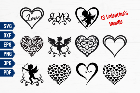 Download Hearts Cupids Valentine's Day Bundle - Day Collection