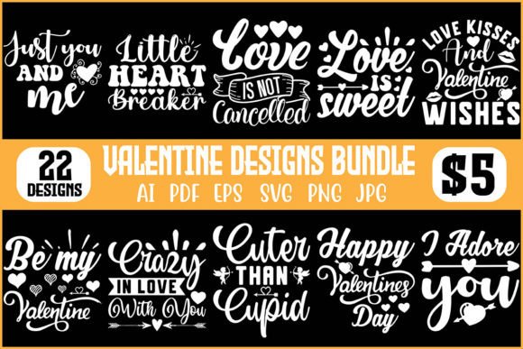 Download Valentine's Day Designs Bundle - Day Collection