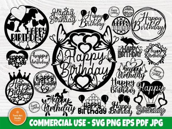 Download Birthday Cake Topper Set&nbsp; - Day Collection