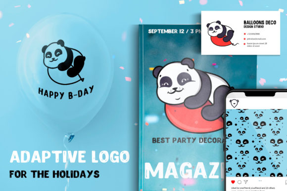 Download Adaptive Logo Happy Holidays - Day Collection