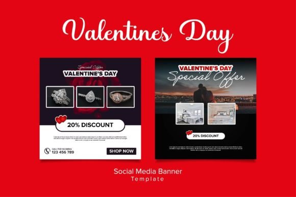 Download Happy Valentines Day Offer Banner - Day Collection