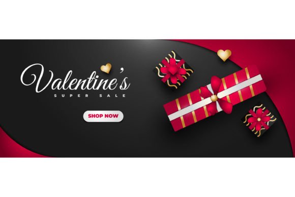 Download Valentine's Day Sale Banner Design - Day Collection