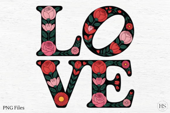 Download Valentines Day Png, Floral Love Art Png - Day Collection
