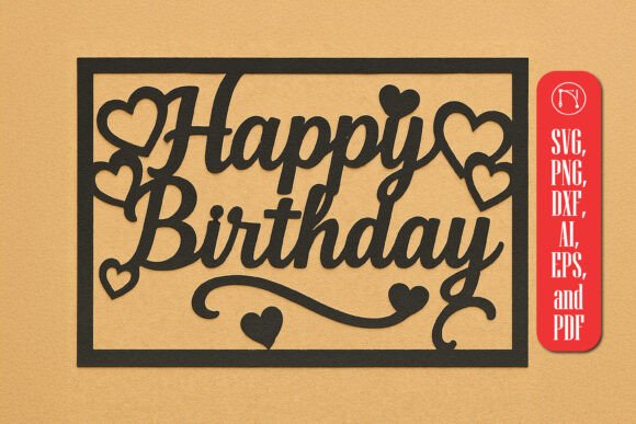 Download Cricut Birthday Gift Card SVG Cut File - Premium Resources