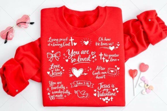 Download Retro Christian Valentine's Day SVG - Day Collection