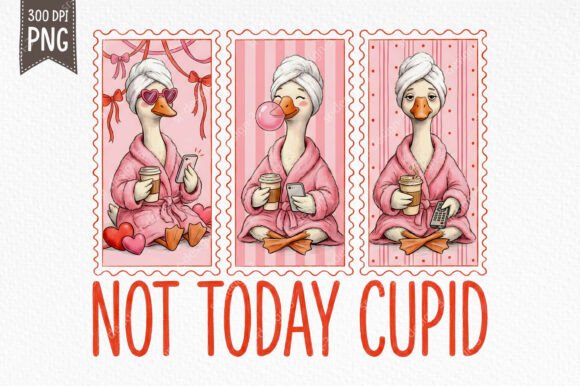 Download Not Today Cupid Goose Meme Valentine PNG - Day Collection